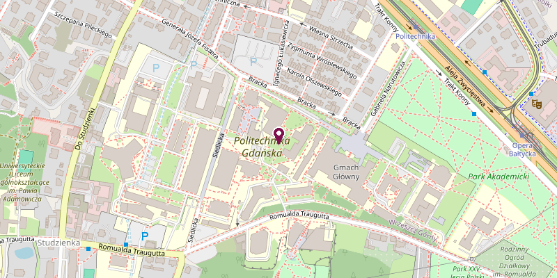 Mapa okolicy — Gdańsk-Wrzeszcz